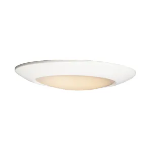 11" LED Diverse Flush Mount, 1800 Lumens, 20W, 2700K CCT, 120V, White Finish