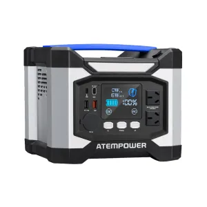 Atem Power AP500X 500W 518Wh Portable Power Station Generator Solar Power Charging Battery Backup