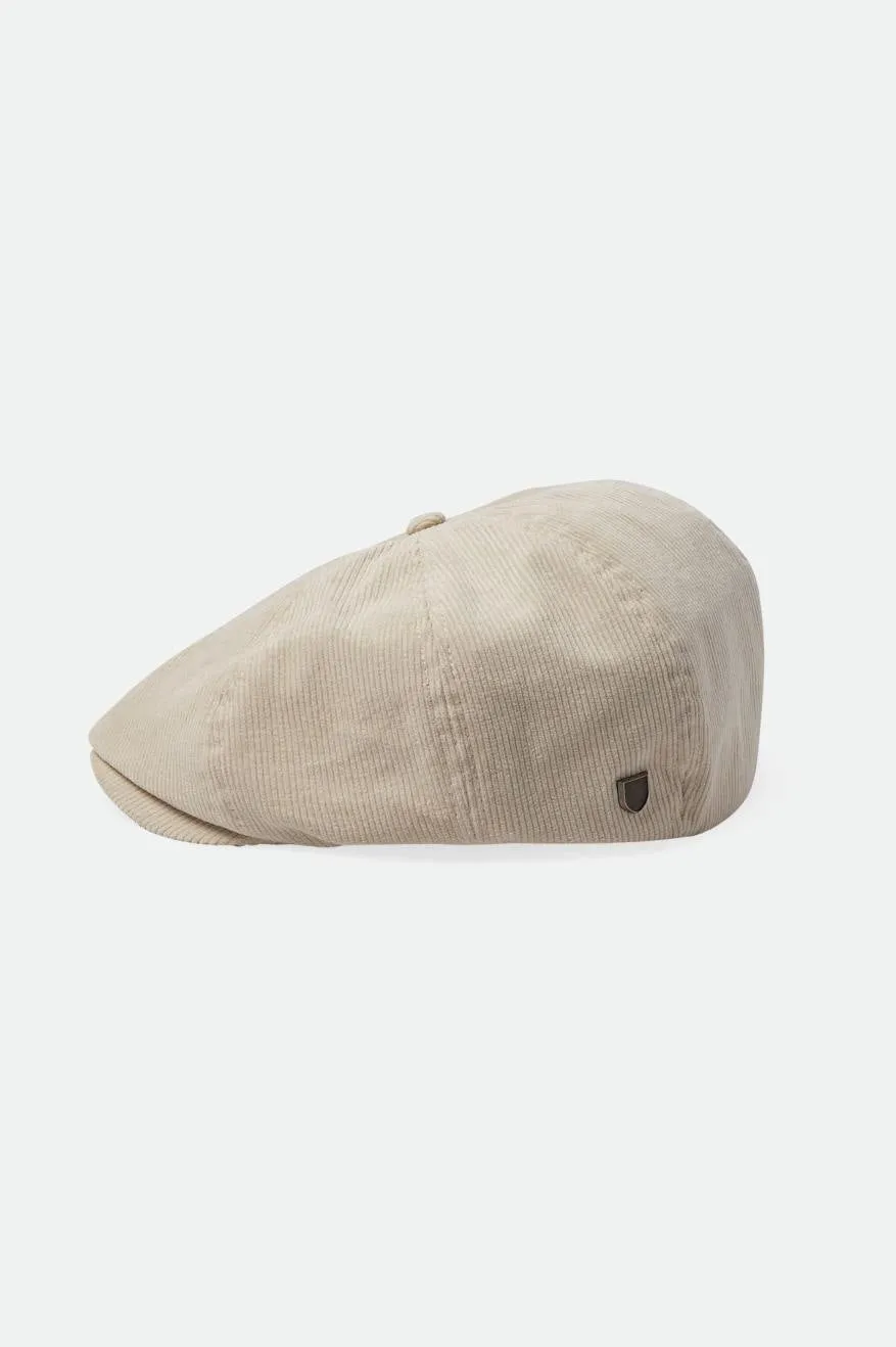 Brood Lightweight Newsboy Cap - Whitecap