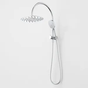 Caroma Contura II Compact Twin Shower - Chrome