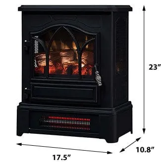 Duraflame Black Infrared Freestanding Stove