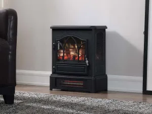 Duraflame Black Infrared Freestanding Stove