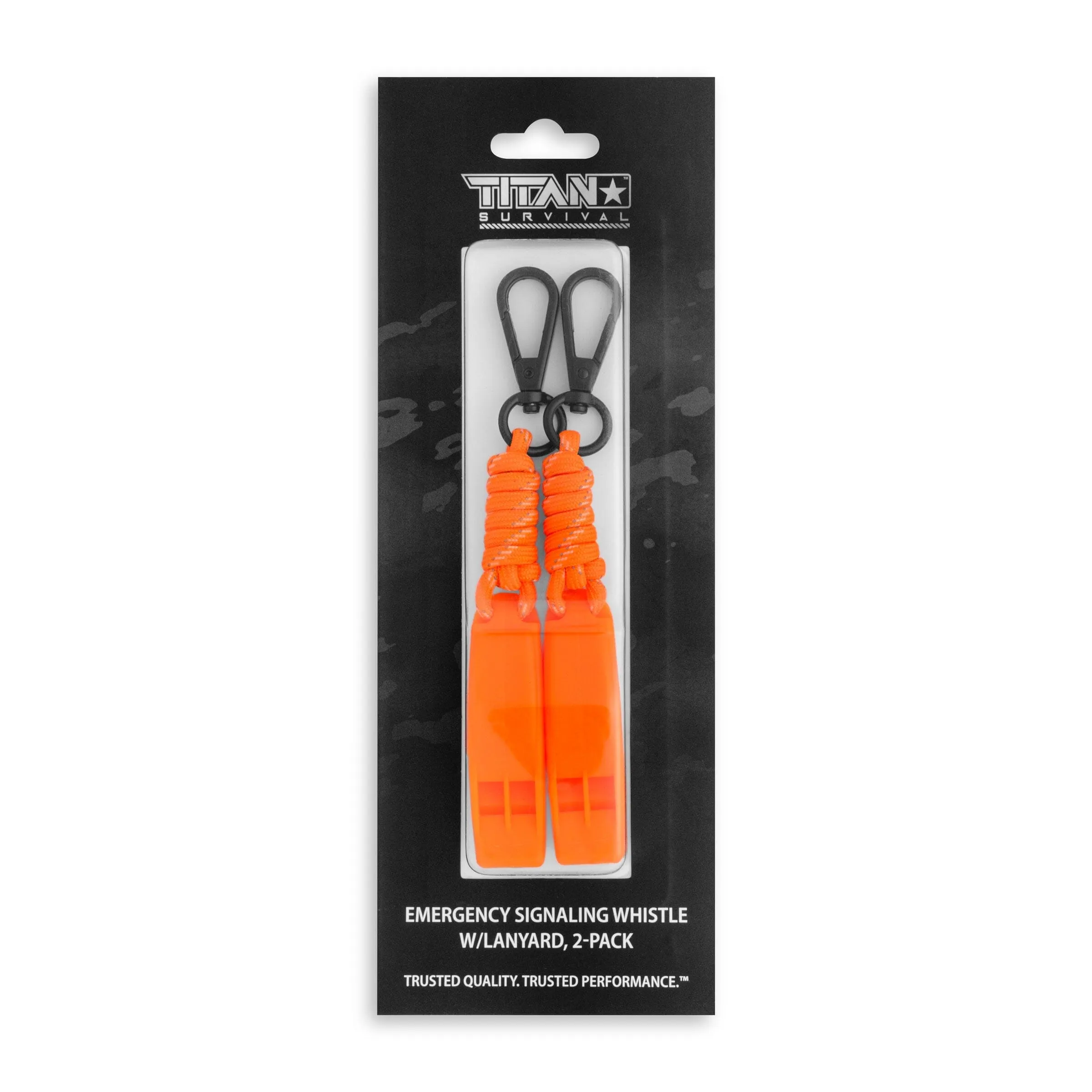 Emergency Whistles, 2-PACK