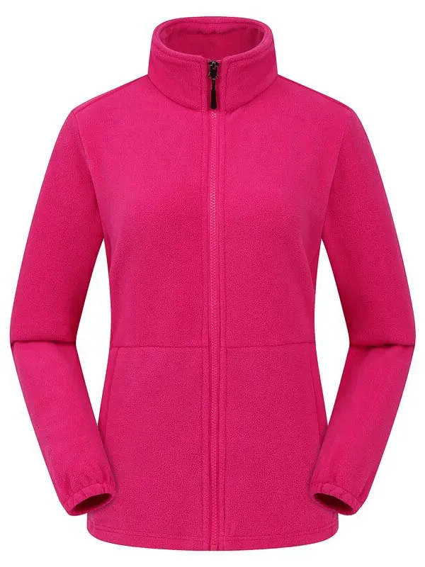 Female Antistatic Fleece Hiking Jacket with Fitted Cuffs - SF0355