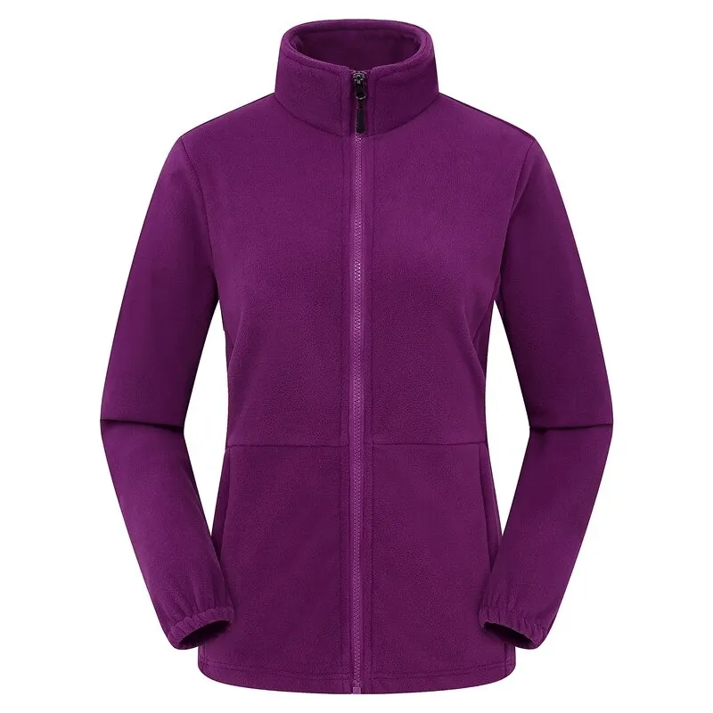 Female Antistatic Fleece Hiking Jacket with Fitted Cuffs - SF0355