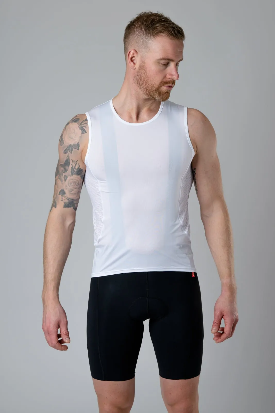 Getlav Men's White Base Layer