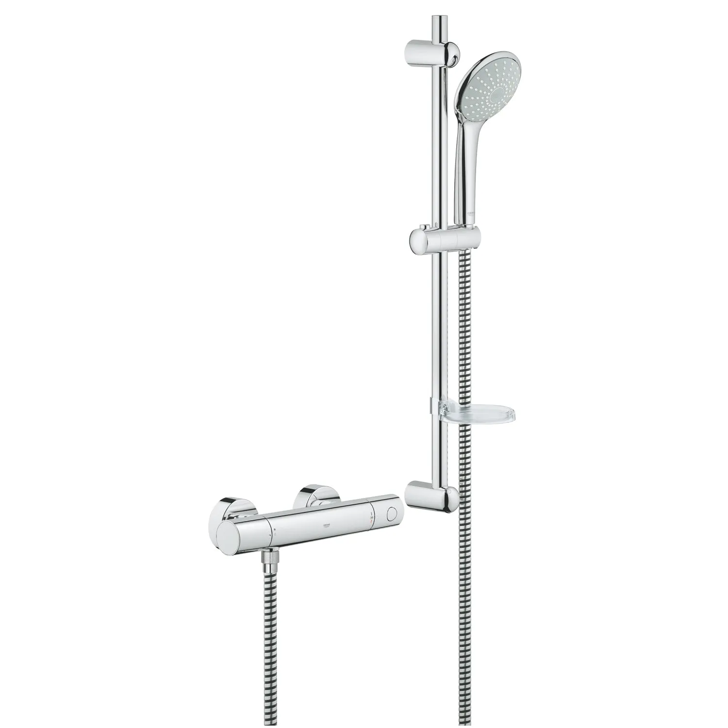 Grohe Chrome Grohtherm 1000 Cosmopolitan Thermostatic shower mixer 3/4"