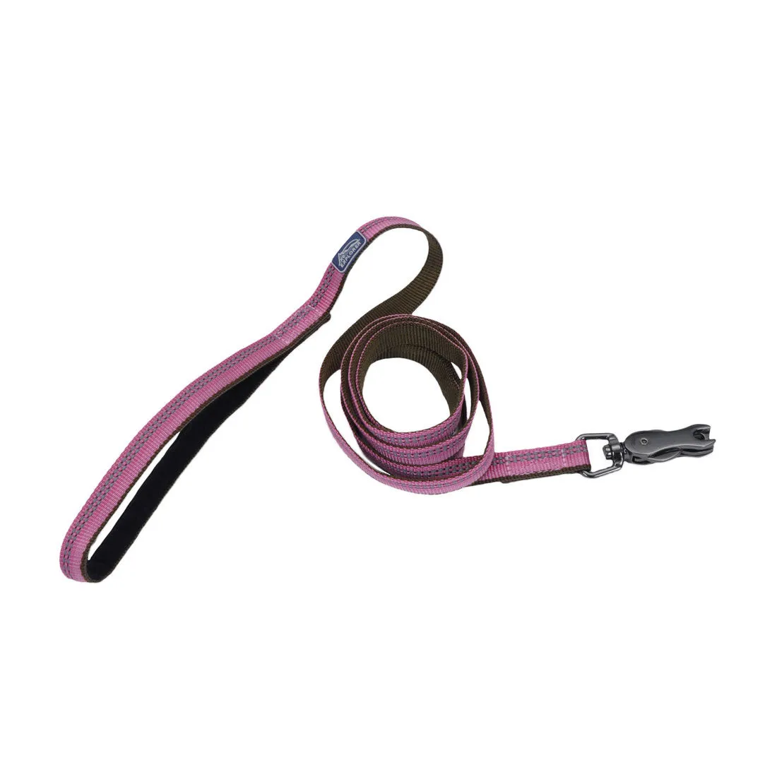 K9 Explorer Reflective Dog Leash with Scissor Snap, Rosebud 5/8 x 6'