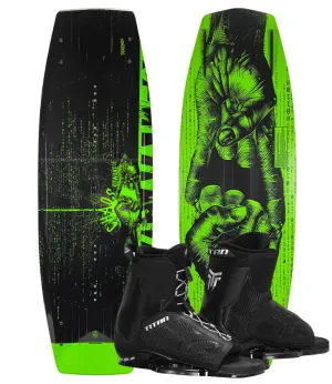 KD Chaos Wakeboard Package with Titan Boots (2024)