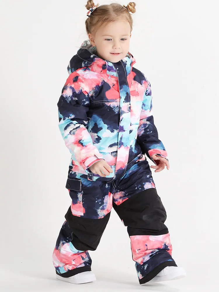 Kid's One Piece Snowboard Suit