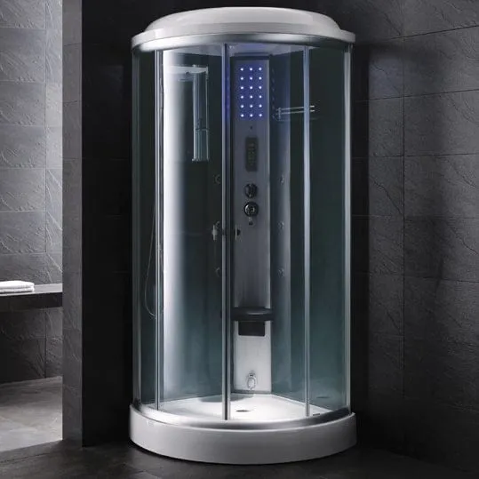 Mesa WS-9090C 1 Person Corner Steam Shower - 36"L x 36"W x 85"H