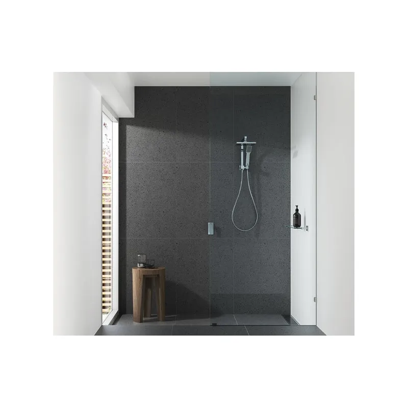 Phoenix Lexi Compact Twin Shower - Brushed Nickel