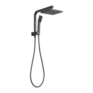 Phoenix Lexi Compact Twin Shower - Matte Black