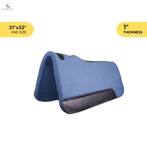 Resistance 31 x 32 Felt Performance Saddle Pad with Wear Leathers, Thickness 1"