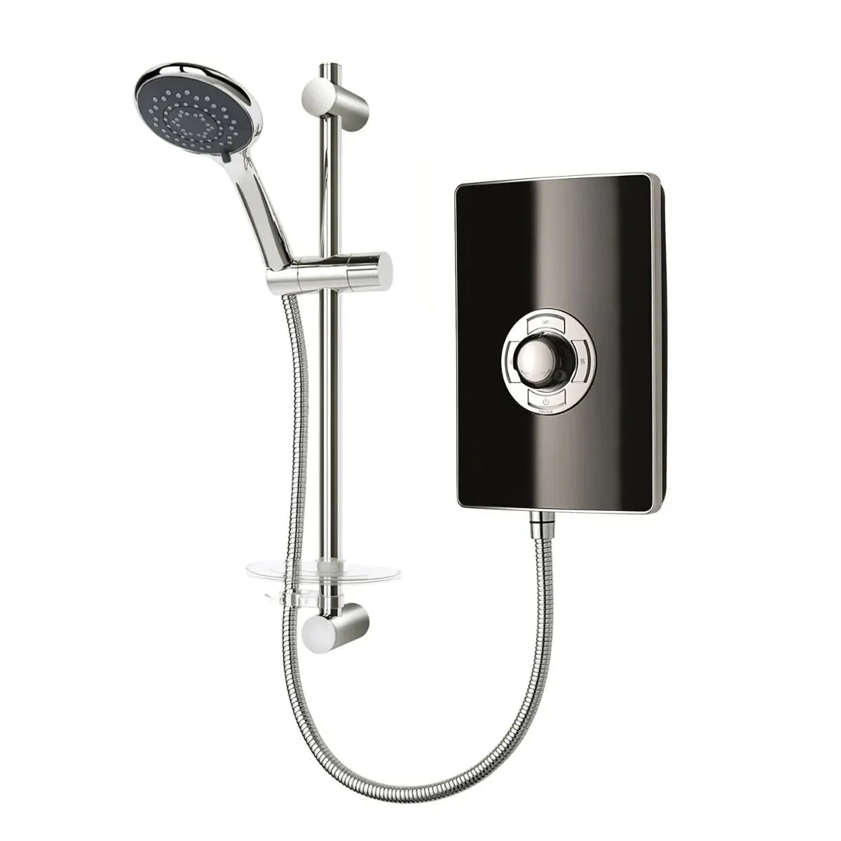 Triton Aspirante 8.5kW Electric Shower in Gloss Black - ASP08GSBLK