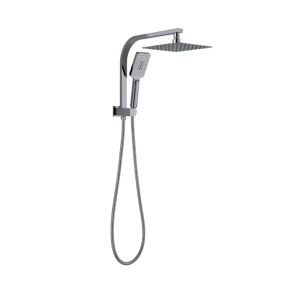 VIVA Compact Twin Shower Square Chrome