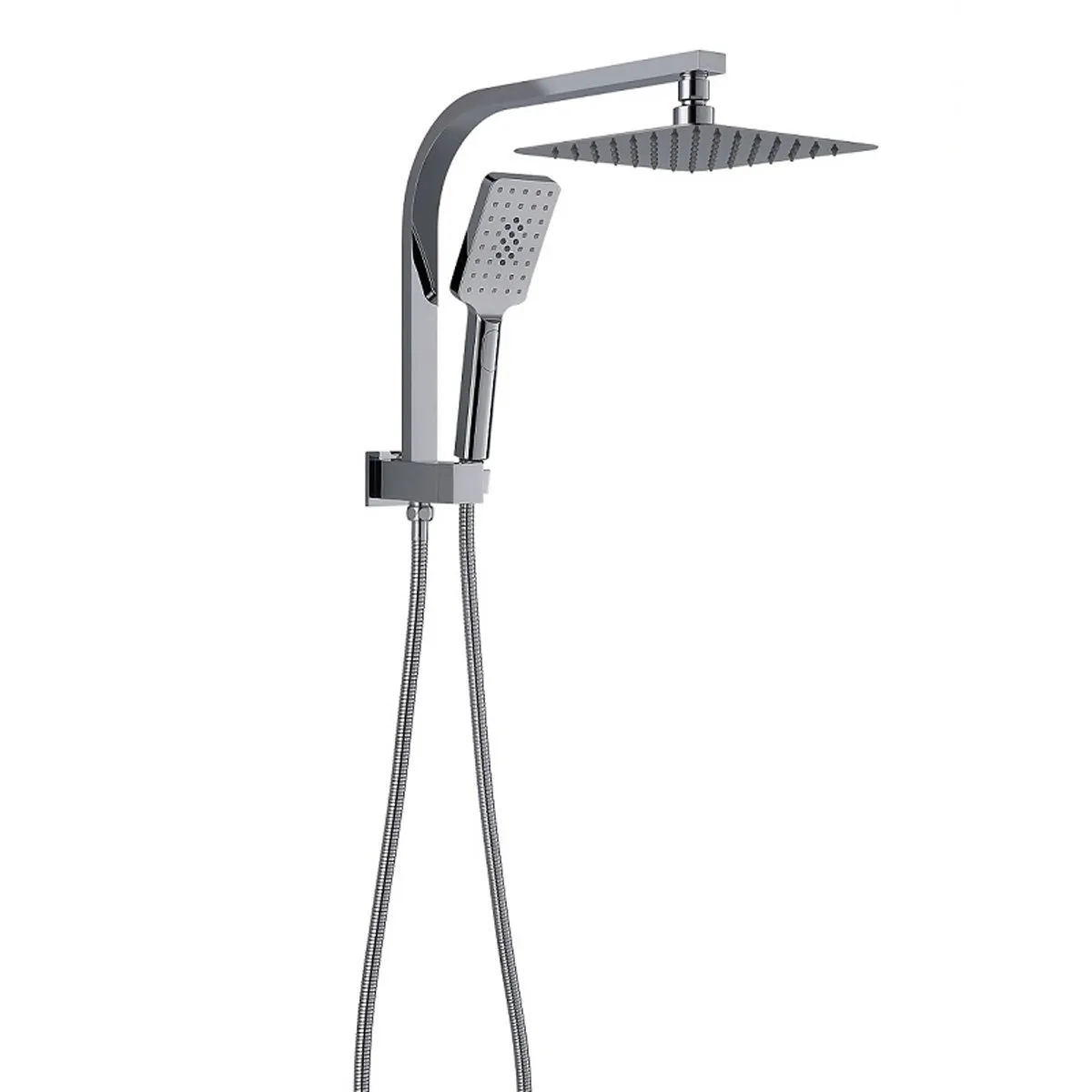 VIVA Compact Twin Shower Square Chrome