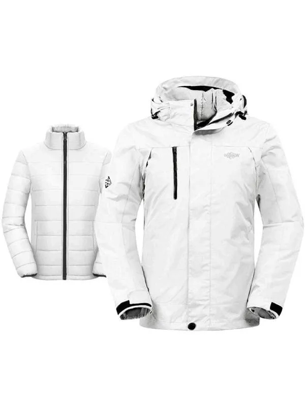 Women's 3-in-1 Ski Jacket Winter Coat C41