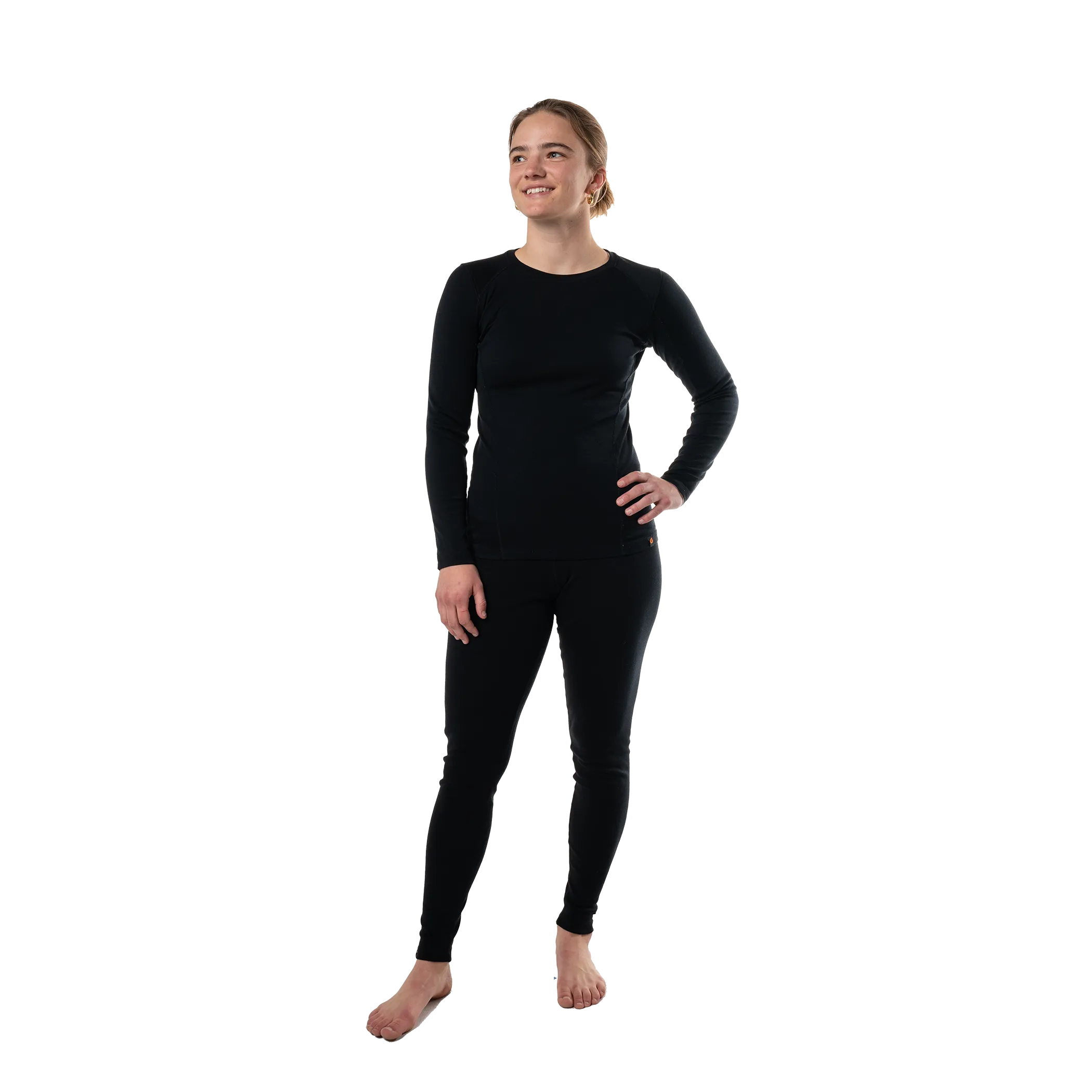 Women's Base Layer Long Sleeve Mid-Weight Crew Neck Top