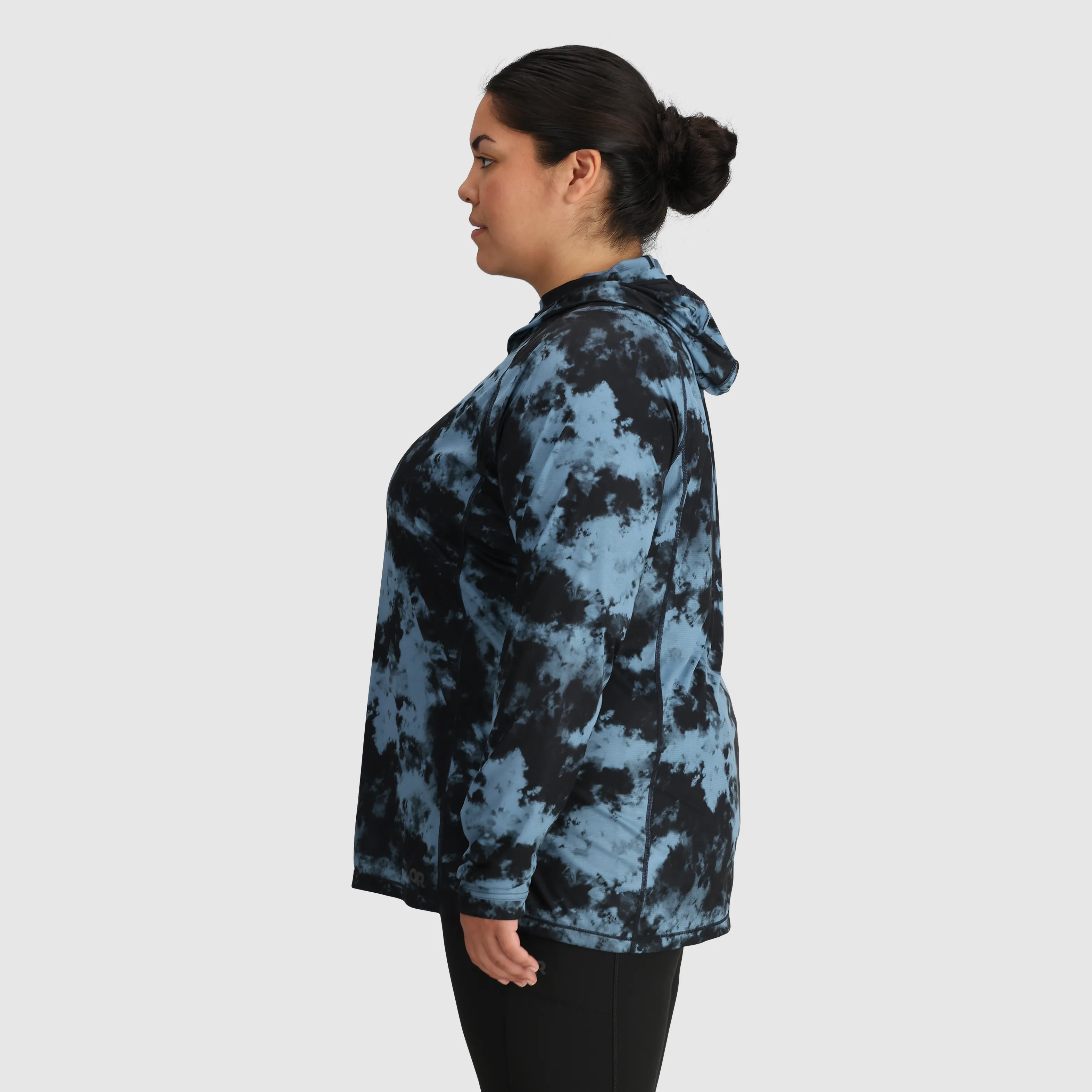 Women's Echo Printed Hoodie-Plus