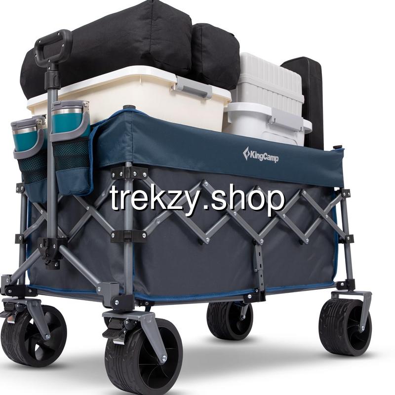 รถลากแคมป์ Folding Camp Wagon ล้อใหญ่ พับได้ รับน้ำหนักมาก
