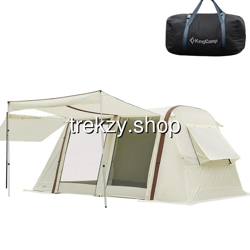 เต็นท์ทรงทันเนล Tunnel Tent 4-6 คน ห้องโถงกว้าง กันลมดี