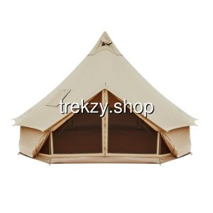 เต็นท์กระโจม Bell Tent ผ้าฝ้าย 4 เมตร โถงสูง สไตล์ Glamping